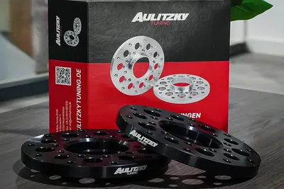 Aulitzky Tuning Spurverbreiterungen Set 12mm / 5x112 - 5x112 / 66,6mm für z.B. BMW G-Serie, Mercedes, Mini F-Modelle, Toyota Supra etc.