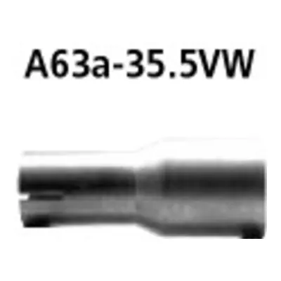 BASTUCK Adapter Komplettanlage auf Ø 35.5 mm Serie für Ford KA (A63A-35.5VW)