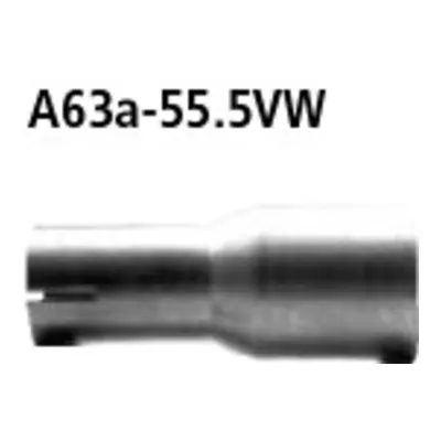BASTUCK Adapter Komplettanlage auf Serie auf Ø 55.5 mm – Zubehör für BASTUCK Sportauspuffanlagen (A63A-55.5VW)