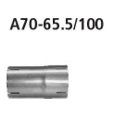 BASTUCK Adapter Endschalldämpfer auf Serie für Chrysler 300C V6 Benziner (A70-65.5/100)