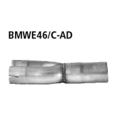 BASTUCK Y-Adapter Endschalldämpfer auf Serie für BMW 3er E46 Compact 325i Compact (BMWE46/C-AD)