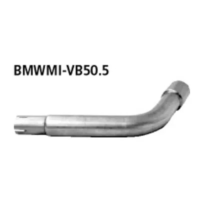 BASTUCK Verbindungsrohr Endschalldämpfer auf Serienanlage auf Ø 50.5 mm für BMW Mini R50 (BMWMI-VB50.5)