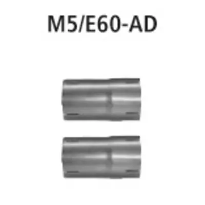 BASTUCK Motorsport Adaptersatz für Montage des Kat-Ersatzrohrs M6/E63-1P für BMW 5er M5 (E60+E61) 6er M6 (E63+E64) M5 u. a. (M5/E60-AD)
