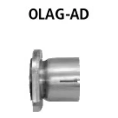 BASTUCK Adapter mit 2-Loch Flansch für Fahrzeuge mit Flanschanschluß zum Kat für Opel Astra G / Astra H (OLAG-AD)