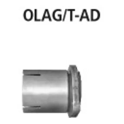 BASTUCK Motorsport Frontadapter 2-Loch-Flansch für Montage Komplettanlage auf Serie bzw. für Montage für Opel Astra G u. a. (OLAG/T-AD)