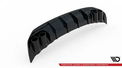Maxton Design Bodykit-Set für Audi A3 S line Sportback 8Y – Schwarz glänzend / Endrohr-Attrappen schwarz