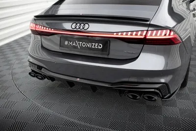 Maxton Design Bodykit-Set für Audi A7 S line C8 / S7 C8 – Schwarz glänzend