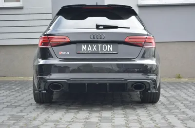 Maxton Design Bodykit-Set für Audi RS3 8V Facelift Sportback – Schwarz glänzend