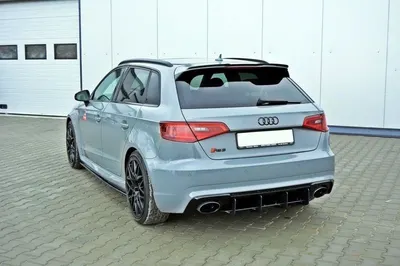 Maxton Design Bodykit-Set für Audi RS3 8V Sportback – Schwarz matt