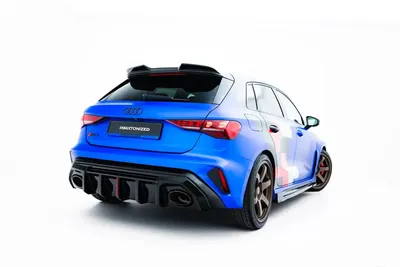 Maxton Design Bodykit-Set für Audi RS3 8Y Sportback 8Y Facelift (Version mit Originalreflektor) – Schwarz glänzend