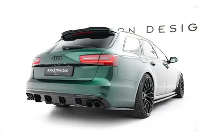 Maxton Design Bodykit-Set für Audi S6 Avant C7 – Schwarz glänzend