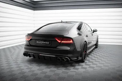 Maxton Design Bodykit-Set für Audi S7 C7 – Schwarz glänzend