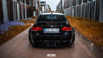 Maxton Design Bodykit-Set für BMW M3 E92 – Schwarz glänzend