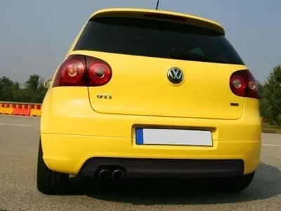 Maxton Design Bodykit-Set für Golf 5 GTI Edition 30 (Mit 1 Auspuffloch, Für Gti Auspuff) – Schwarz glänzend