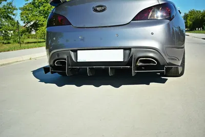 Maxton Design Bodykit-Set für Hyundai Genesis Coupé Mk1 – Schwarz matt