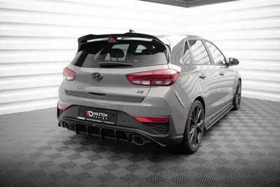Maxton Design Bodykit-Set für Hyundai i30 N Schrägheck Mk3 Facelift – Schwarz glänzend
