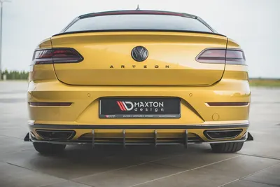 Maxton Design Bodykit-Set mit Flaps für VW Arteon R-Line Limousine / Shooting Brake Mk1 – Schwarz matt