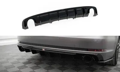 Maxton Design Bodykit-Set V.1 für Audi A4 S line B9 – Schwarz glänzend / für Einzel-Endrohre auf beiden Seiten