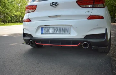 Maxton Design Bodykit-Set V.1 für Hyundai i30 N Mk3 Schrägheck – Schwarz glänzend