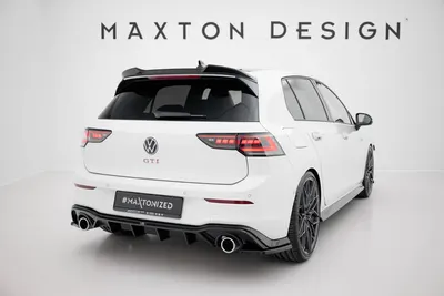 Maxton Design Bodykit-Set V.1 für VW Golf 8 GTI – Schwarz glänzend