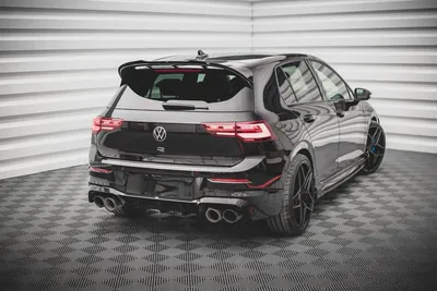 Maxton Design Bodykit-Set V.1 für VW Golf 8 R Schrägheck / VW Golf 8 R Schrägheck Facelift – Schwarz glänzend