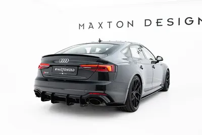 Maxton Design Bodykit-Set V.2 für Audi RS5 Coupé / Sportback F5 – Schwarz matt