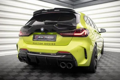 Maxton Design Bodykit-Set V.2 für BMW 1er F40 M-Paket/ M135i / 128ti (Version Mit Doppelauspuff) – Schwarz glänzend