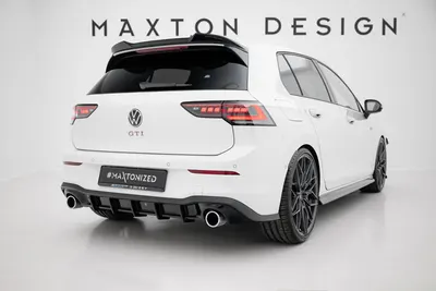Maxton Design Bodykit-Set V.2 für VW Golf 8 GTI – Schwarz glänzend