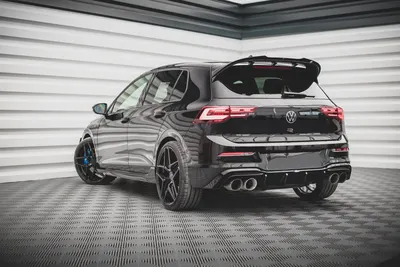 Maxton Design Bodykit-Set V.2 für VW Golf 8 R Schrägheck – Schwarz glänzend