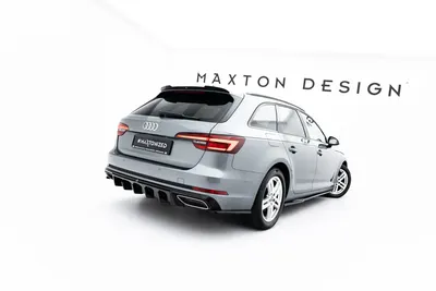 Maxton Design Bodykit-Set V.3 für Audi A4 / A4 S line Limousine / Avant B9 – Schwarz glänzend
