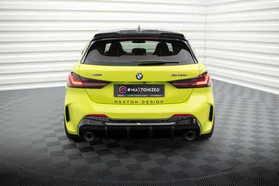 Maxton Design Bodykit-Set V.3 für BMW 1er F40 M-Paket/ M135i / 128ti (Version mit Einzelauspuff auf zwei Seiten) – Schwarz glänzend