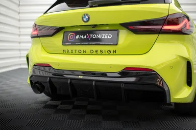 Maxton Design Bodykit-Set V.3 für BMW 1er M-Paket / 128ti F40 (Ausführung mit einseitigem Doppelauspuffendrohr) – Schwarz glänzend