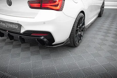 Maxton Design Bodykit-Set V.6 für BMW 1er M-Paket / M140i F20 Facelift – Schwarz glänzend