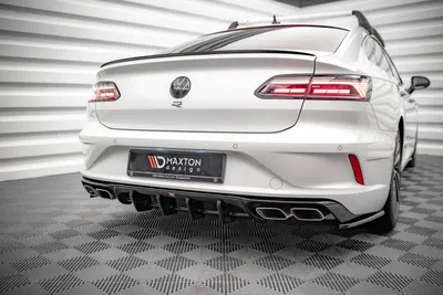 Maxton Design Bodykit-Set für VW Arteon R Limousine / Shooting Brake Mk1 Facelift – Schwarz glänzend