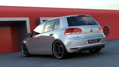 Maxton Design Bodykit-Set für VW Golf 6 z 1 otworem na Wydech – Strukturiert