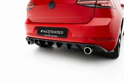 Maxton Design Bodykit-Set für VW Golf 7 GTI Facelift – Schwarz glänzend