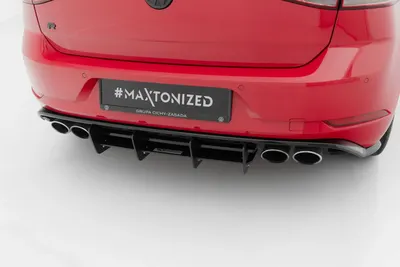 Maxton Design Bodykit-Set für VW Golf 7 R Facelift – Schwarz glänzend/matt