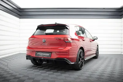 Maxton Design Bodykit-Set für VW Golf 8 GTE / R-Line / Mk8 Facelift – Schwarz glänzend