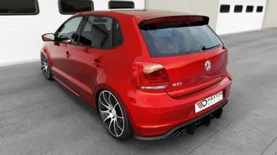 Maxton Design Bodykit-Set für VW Polo GTI Mk5 Facelift – Schwarz matt