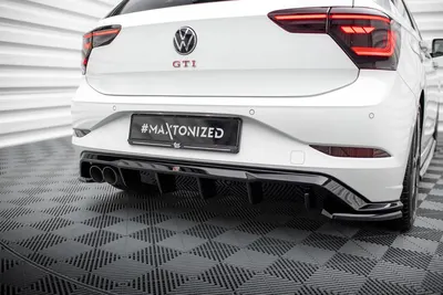 Maxton Design Bodykit-Set für VW Polo GTI Mk6 Facelift – Schwarz glänzend