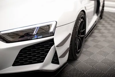 Maxton Design Canards für Audi R8 Mk2 Facelift – Schwarz matt