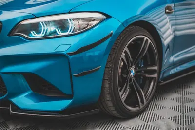 Maxton Design Canards für BMW M2 F87 – Schwarz matt
