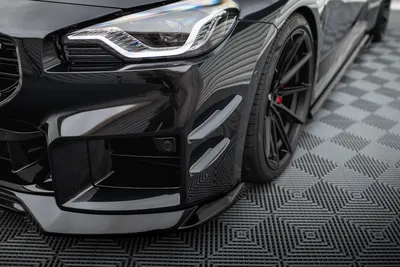 Maxton Design Canards für BMW M2 G87 – Schwarz matt