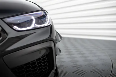 Maxton Design Canards für BMW M8 Gran Coupé F93 / Coupé F92 – Schwarz glänzend