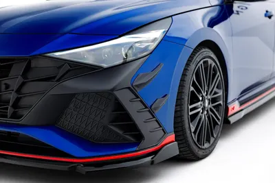 Maxton Design Canards für Hyundai Elantra N Mk7 – Schwarz glänzend
