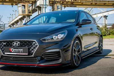 Maxton Design Canards für Hyundai i30 N Mk3 – Schwarz matt