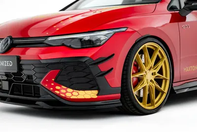 Maxton Design Canards für VW Golf 8 GTI Clubsport Facelift – Schwarz matt