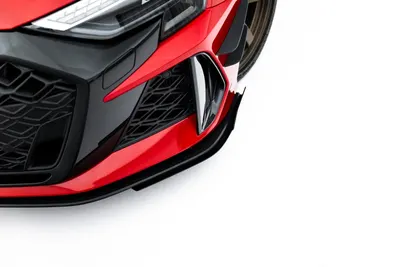 Maxton Design Front-Flaps für Audi RS3 Limousine 8Y Facelift – Schwarz matt