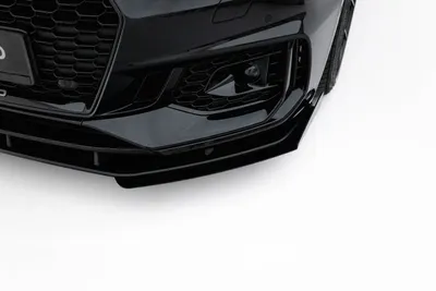 Maxton Design Front-Flaps für Audi RS5 Coupé / Sportback F5 – Schwarz matt