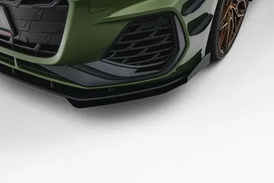 Maxton Design Front-Flaps für Audi S3 Sportback / A3 S line Sportback 8Y Facelift – Schwarz matt